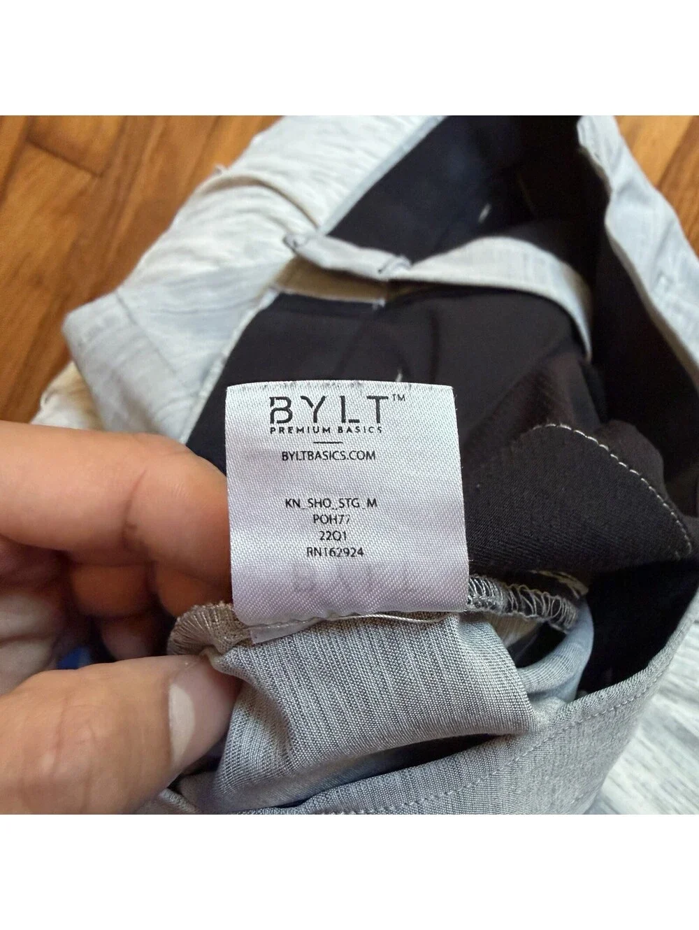 Bylt Shorts Mens Medium Gray Kinetic Casual Stretch Preppy Lightweight Comfort